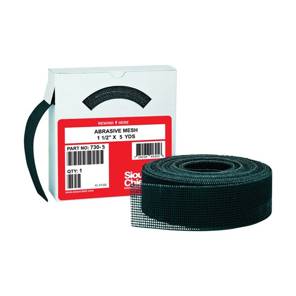 Sioux Chief Sioux Chief 180 in. L X 1-1/2 in. W 180 Grit Abrasive Mesh Sandpaper 1 pk 730-05 - main